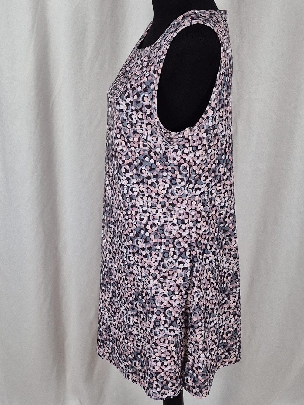 Nuu Muu The Original "Circles" Sleeveless Geometric Print Active Dress - Size L - Picture 2 of 13